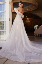 Off The Shoulder Bridal Gown - LL1014B