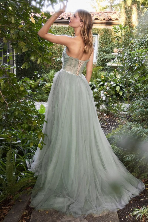 Drape Ball Gown - LL1015EV