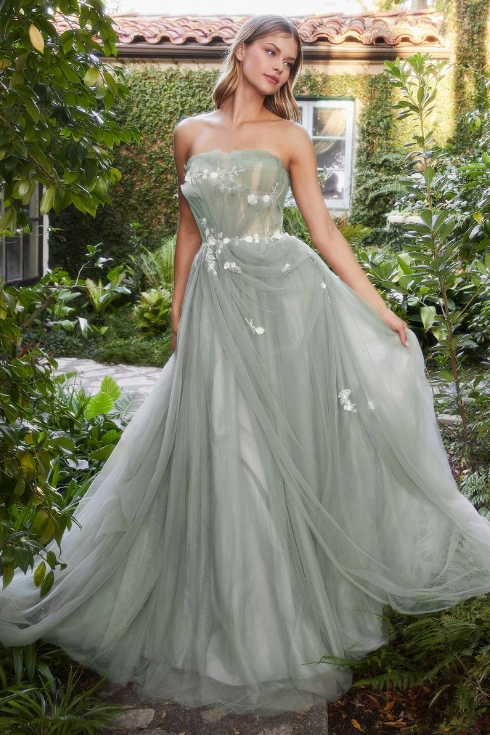 Drape Ball Gown - LL1015EV