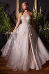 One Shoulder A-line Bridal Gown - LL1053BD