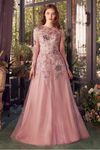 Sequin A-Line Dress - LL1356MB