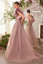 One Shoulder Gown - LL1373MB