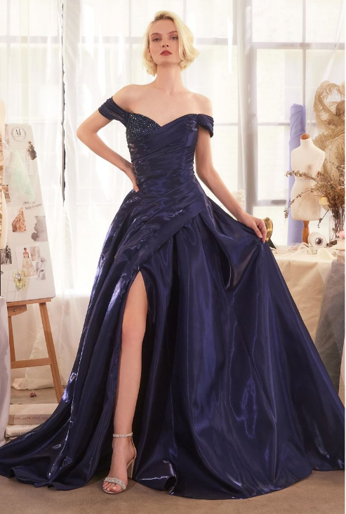 Off The Shoulder Ball Gown - LL1424MB