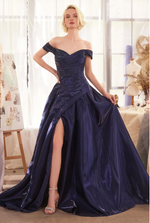 Off The Shoulder Ball Gown - LL1424MB