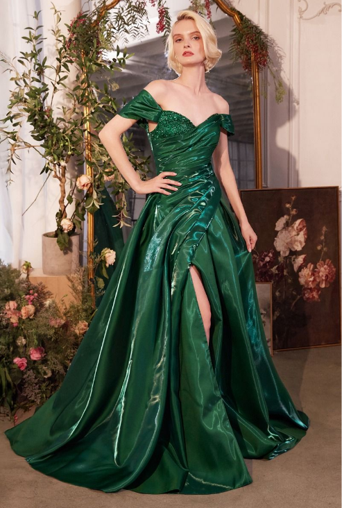 Off The Shoulder Ball Gown - LL1424MB