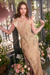 One Shoulder Gown - LL1435MB