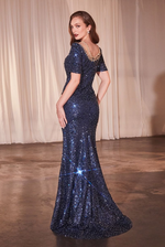 Cap sleeve Gown - LL151MB