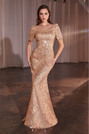 Cap sleeve Gown - LL151MB