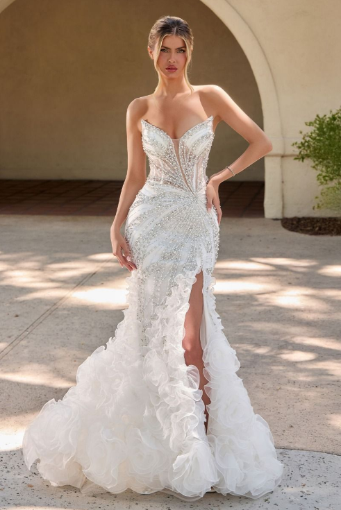Fitted Mermaid Bridal Gown - LL2488B