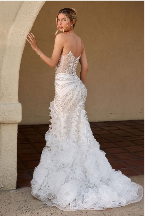Fitted Mermaid Bridal Gown - LL2488B
