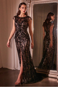 Sequin Dress - LL4007MB