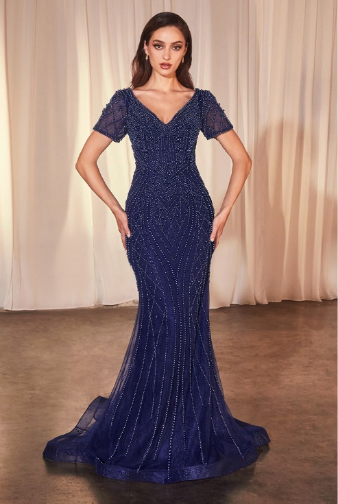 Beaded Gown - LL4019MB