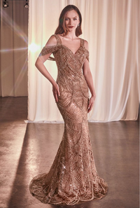 Fit & Flare Gown - LL4020MB