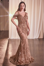 Fit & Flare Gown - LL4020MB