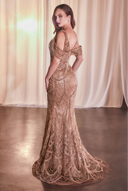 Fit & Flare Gown - LL4020MB