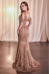 Fit & Flare Gown - LL4020MB