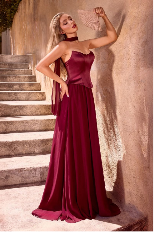 Strapless Aline Dress - LL386BM