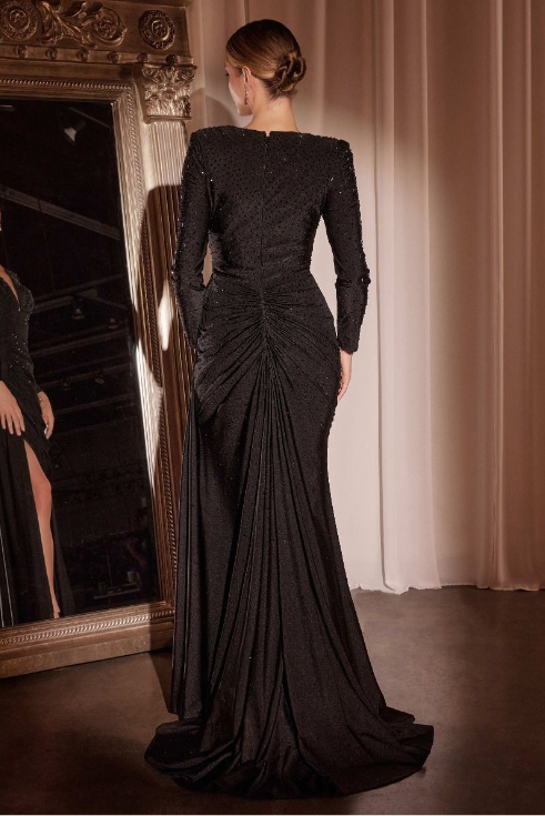Stretch satin Gown - LL788MB