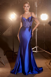 Satin Fitted Dress - LL820EV