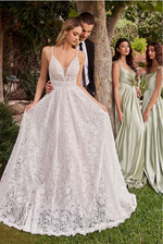 Lace A-line Bridal Gown - LL862B