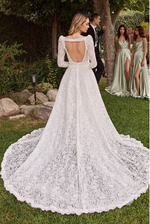 Lace A-line Bridal Gown - LL862B