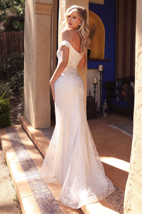 Off The Shoulder Bridal Gown - LL929B