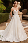 Glitter Bodice Wedding Ball Gown - LL435B