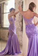 Lace Mermaid Gown - LL470EV