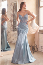 Lace Mermaid Gown - LL470EV