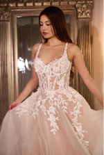 Lace A-Line Bridal Dress - LL477B