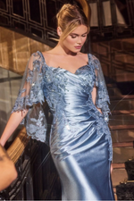 Satin Fitted Dress - LL499MB