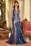 Waist Satin Gown - LL048EV