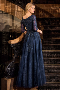 Tulle Modest Gown - LL2401MB