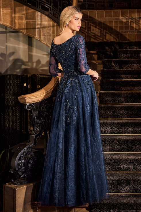Tulle Modest Gown - LL2401MB