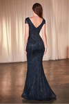 Beaded Fitted Dress - LL0029MB