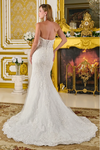 Trumpet Silhouette Wedding Gown - LL3826B