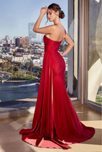 Stretch Satin Gown - TR004