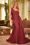 One shoulder Gown - TR004C