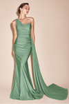 Stretch Satin Gown - LL004BM