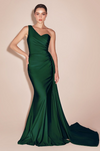 Stretch Satin Gown - LL004BM
