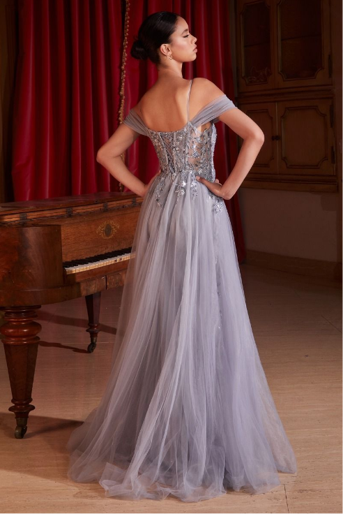 Off Shoulder Gown - LL009MB