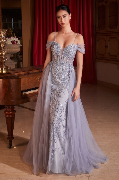 Off Shoulder Gown - LL009MB