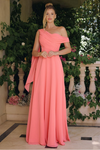 A line One Shoulder Dress - LL716BM