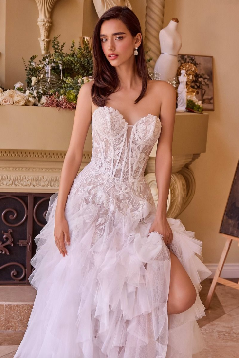 Strapless Wedding Dress - LL016B