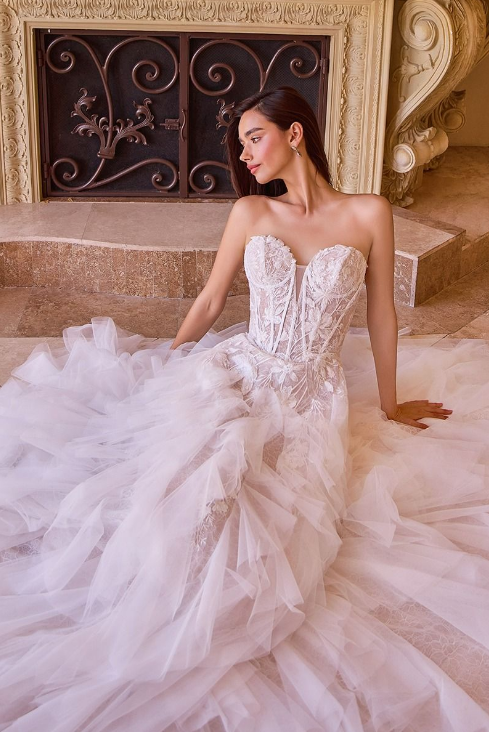 Strapless Wedding Dress - LL016B