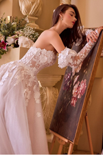 Floral Wedding Gown - LL017B