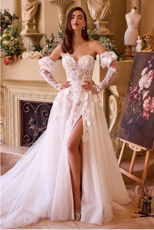 Floral Wedding Gown - LL017B