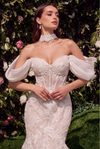 Detachable Wings Wedding Gown - LL031B