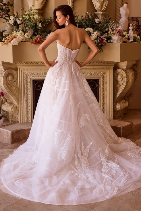 Sequin Wedding Ball Gown - LL043B