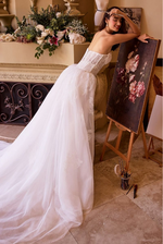 Lace Fitted Wedding Gown - LL044B